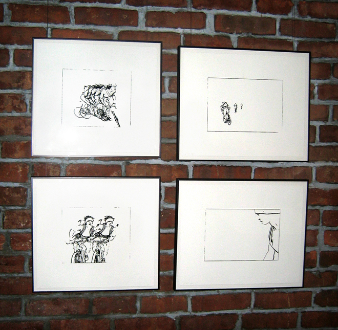 Bicycle Messenger Prints at the Starving Artists Ball 2006